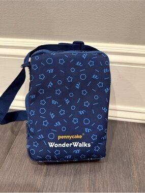NWT Pennycake WonderWalks Kids Navy Patterned Crossbody Bag with Activities Toy